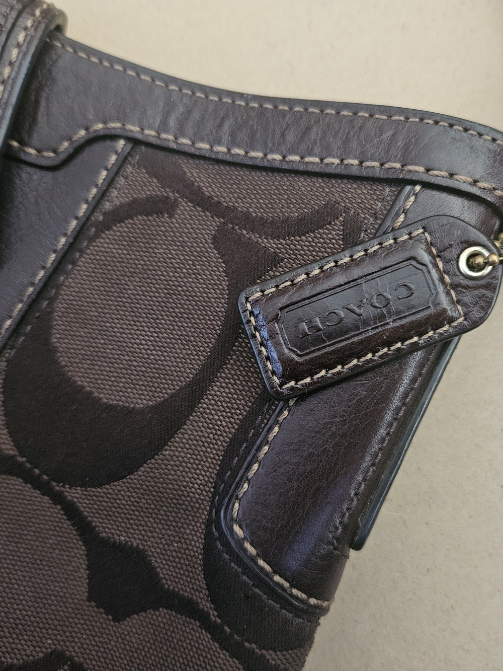 Vintage Coach Hampton Signature Jacquard Bag 11067